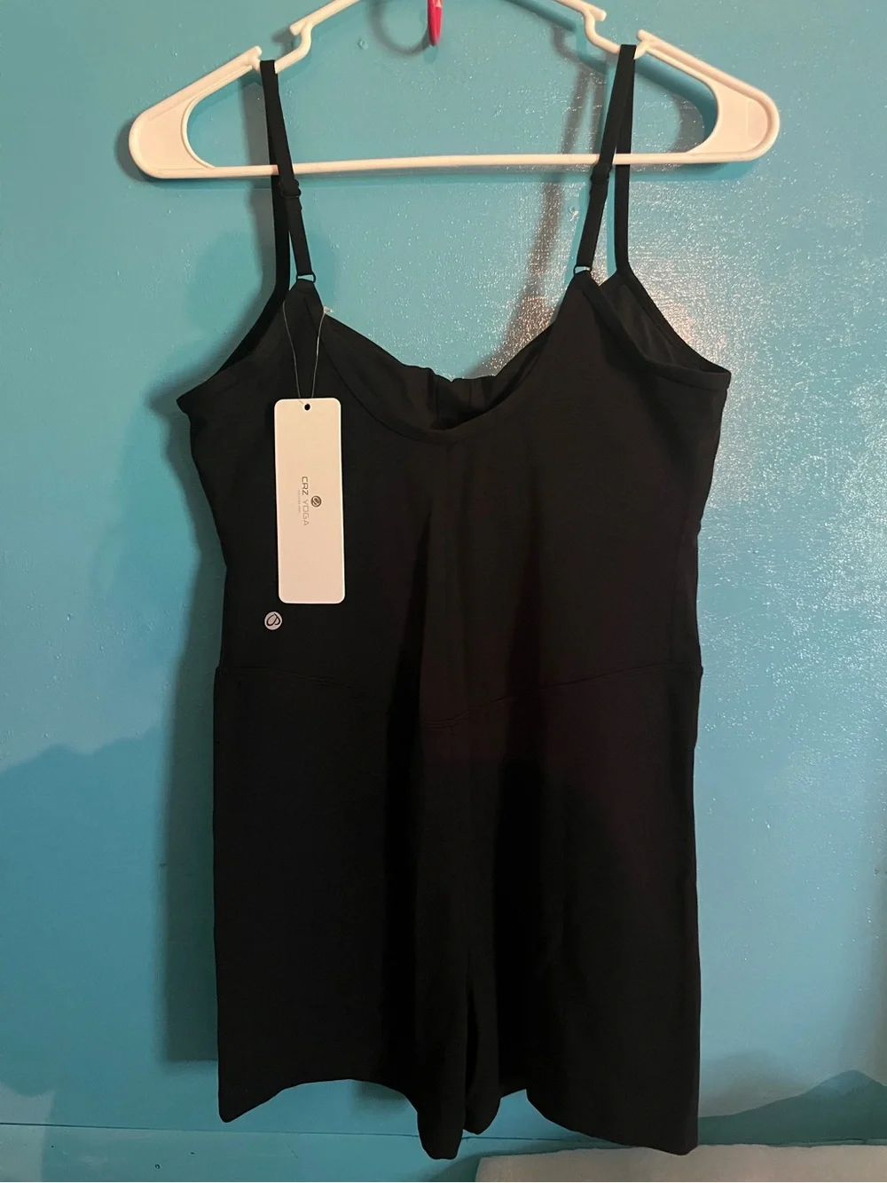 104. Black crz yoga romper